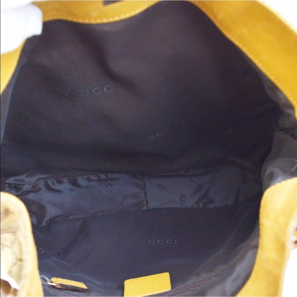 💖Gucci GG Shoulder Bag Bamboo Canvas Leather 2way - Picture 6 of 8